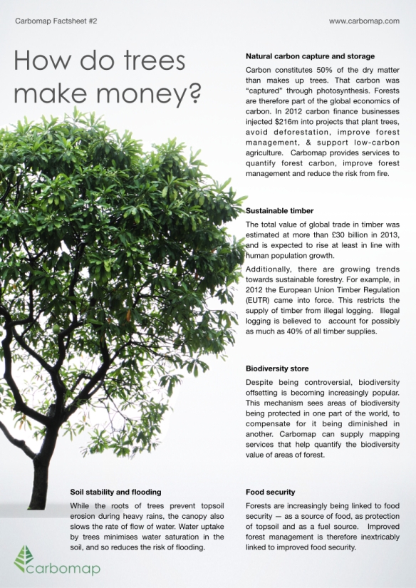 How do trees make money?